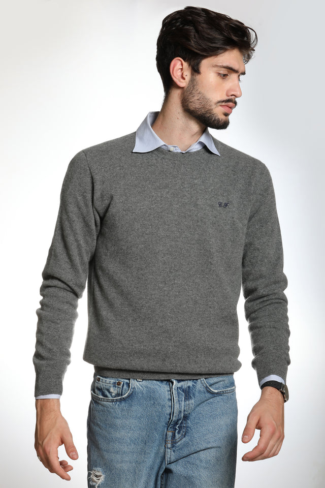 Caravaggio - Maglia Girocollo 100% cashmere