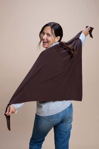 Abetone - Scialle a triangolo 100% Cashmere