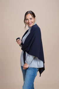 Abetone - Scialle a triangolo 100% Cashmere