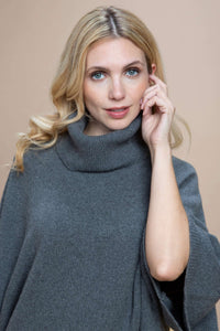 Assisi - Kimono collo ad anello cashmere rigenerato
