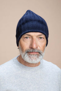 Brunico - Gorra de canalé 100% Cachemira