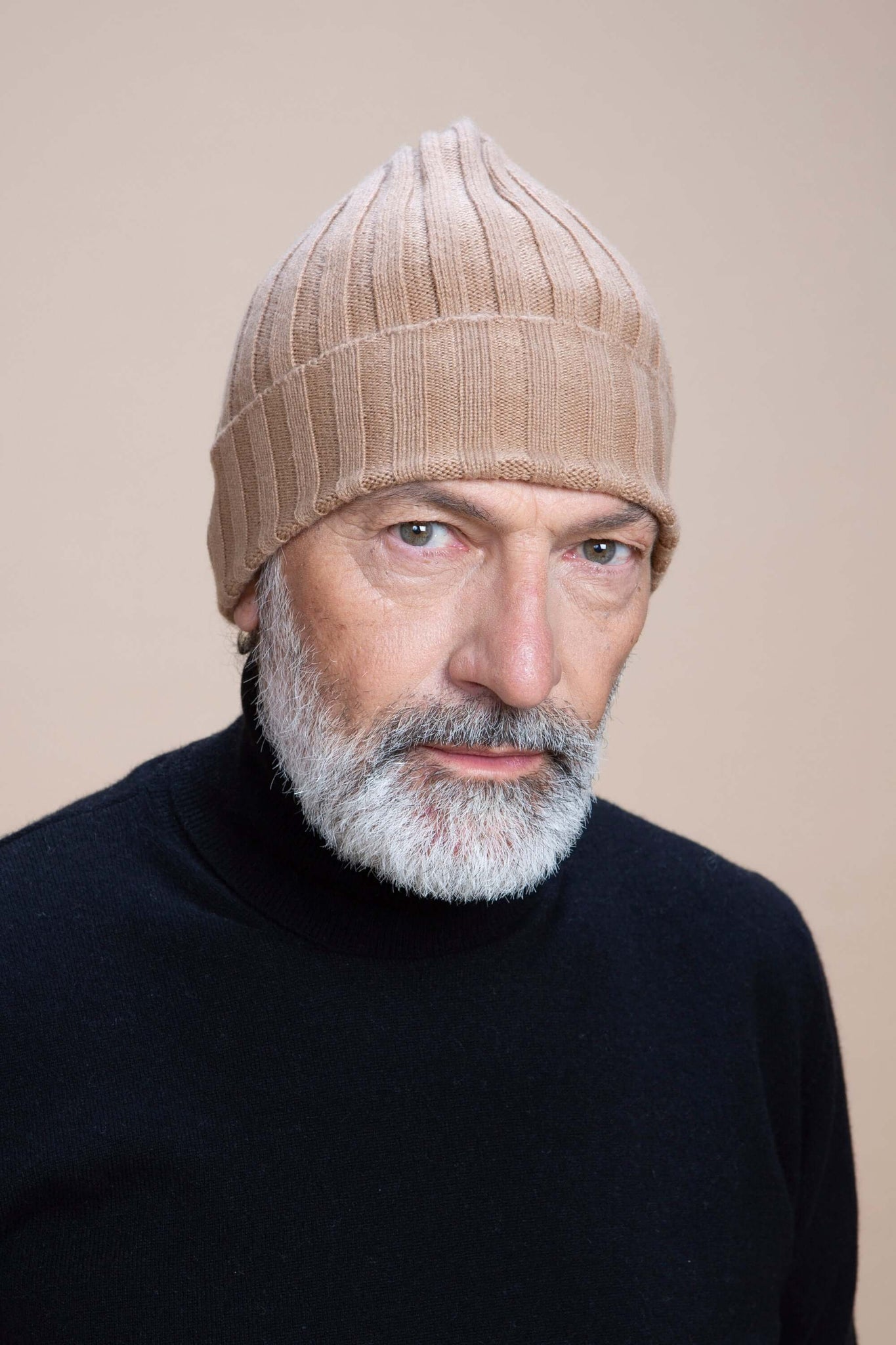 Brunico - Gorra de canalé 100% Cachemira