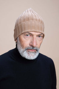 Brunico - Gorra de canalé 100% Cachemira
