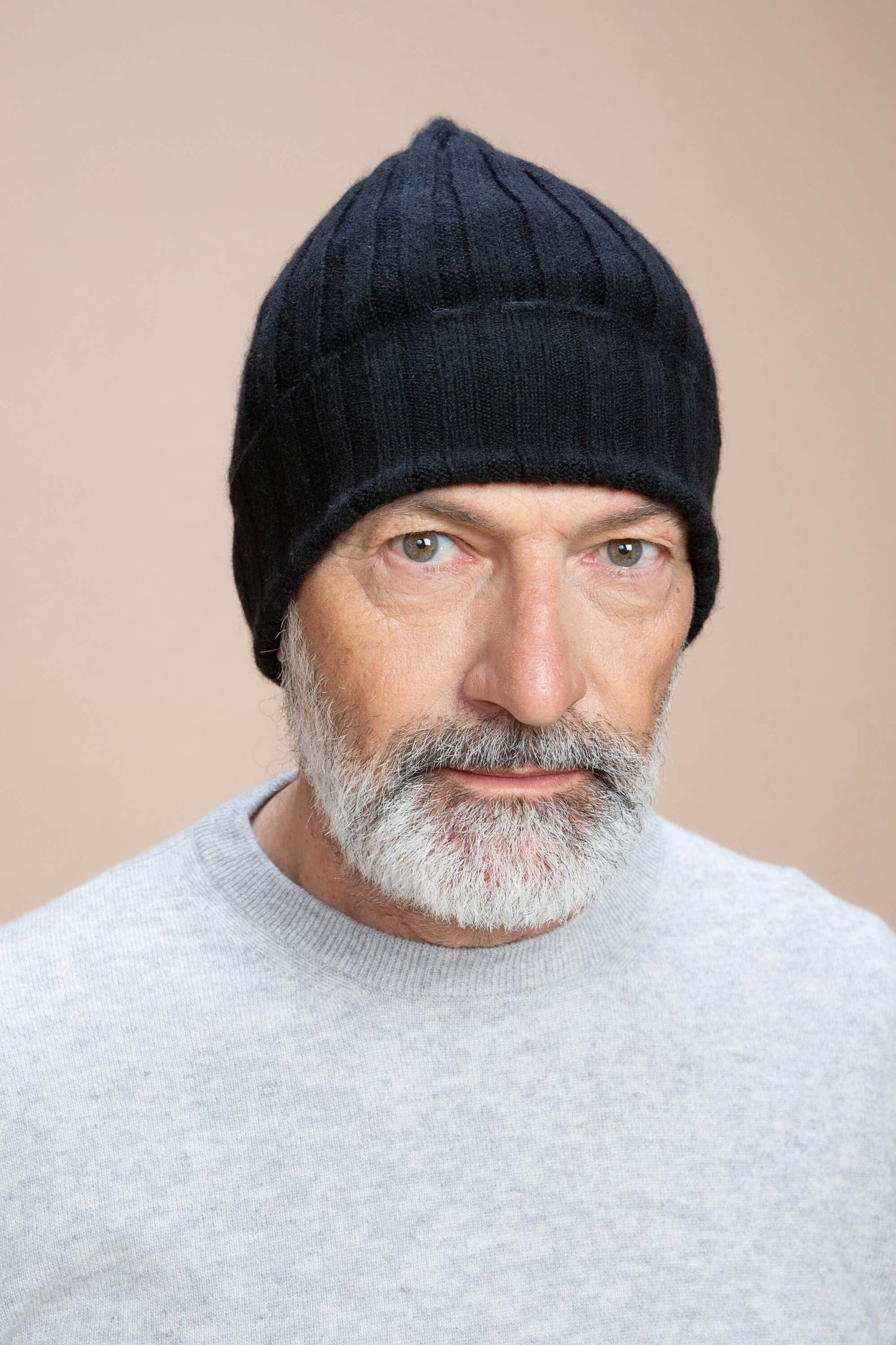 Brunico - Gorra de canalé 100% Cachemira