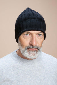 Brunico - Gorra de canalé 100% Cachemira