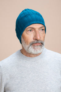 Brunico - Gorra de canalé 100% Cachemira