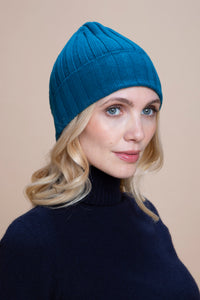 Brunico - Gorra de canalé 100% Cachemira