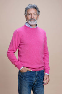 Caravaggio - Jersey de cuello redondo 100 % cachemir