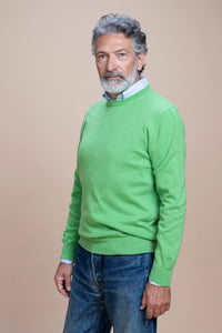 Caravaggio - Jersey de cuello redondo 100 % cachemir