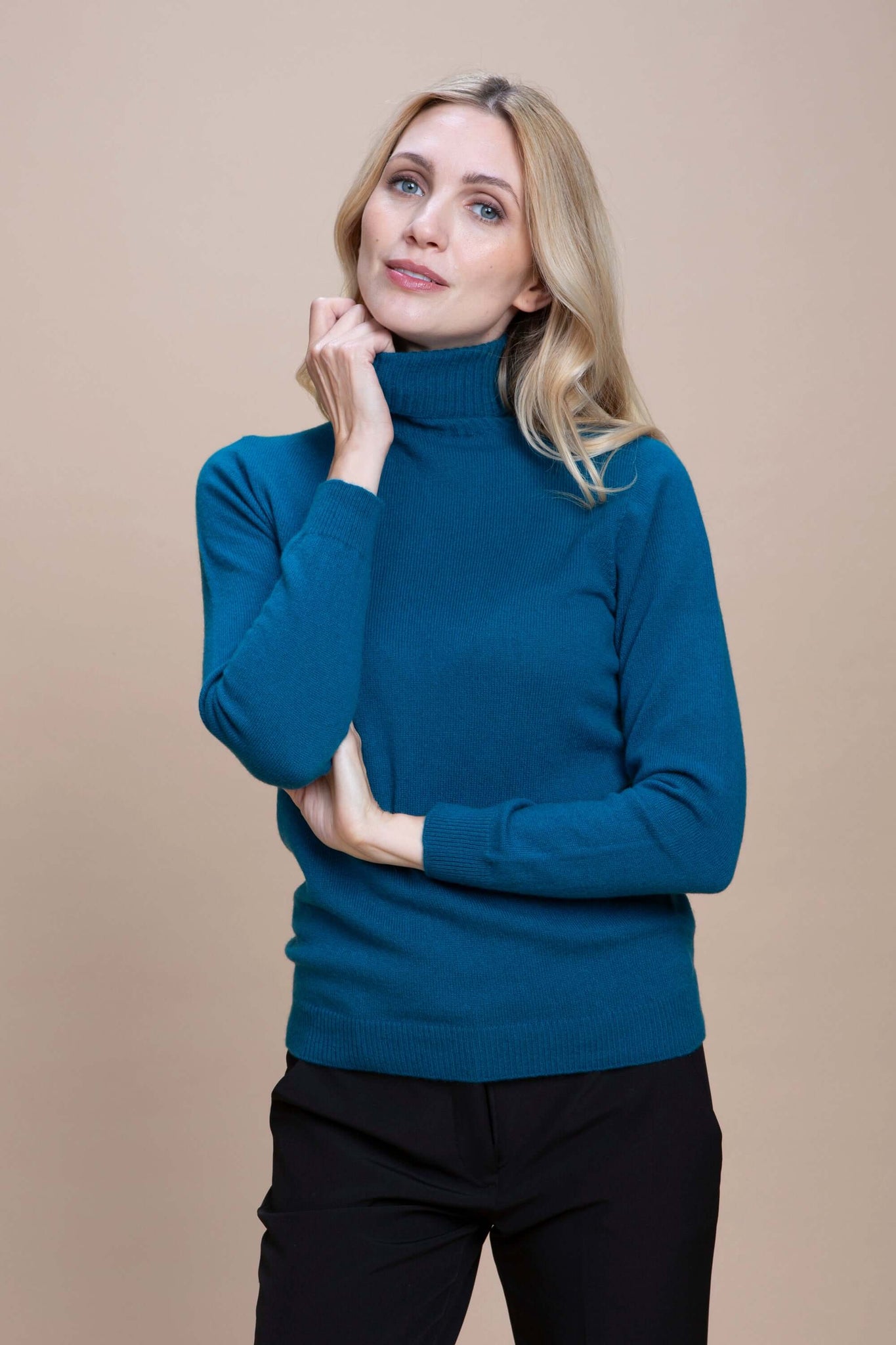 Cortina - Cuello Alto 100% Cachemir