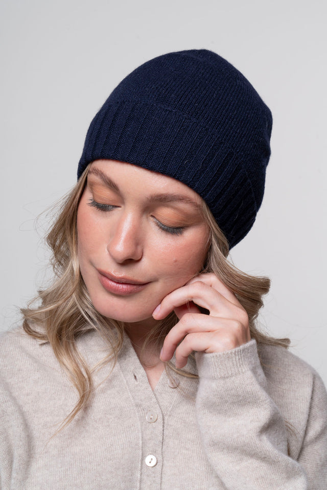 Corvara - Cappello 100% cashmere donna