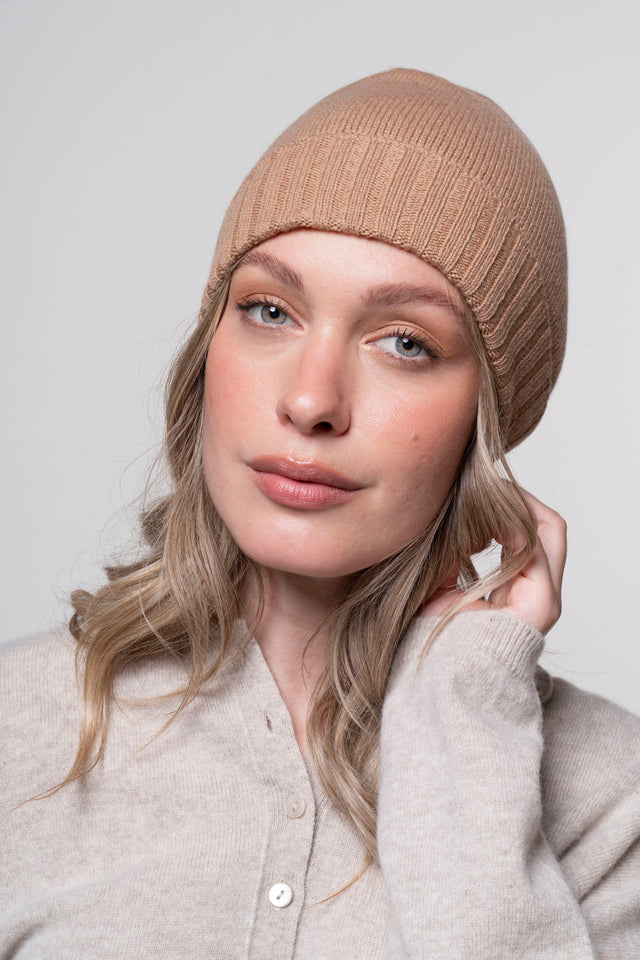 Corvara - Cappello 100% cashmere donna