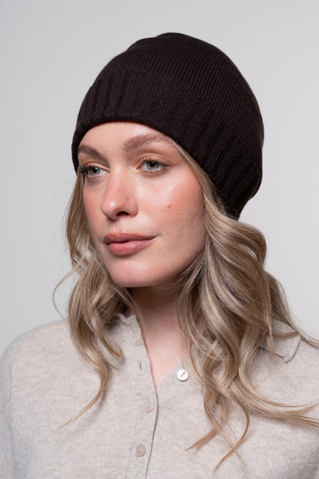 Corvara - Cappello 100% cashmere donna
