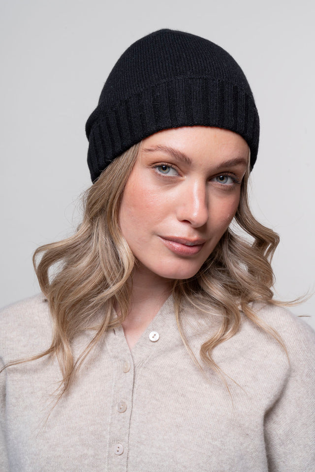 Corvara - Cappello 100% cashmere donna
