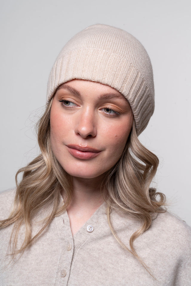 Corvara - Cappello 100% cashmere donna