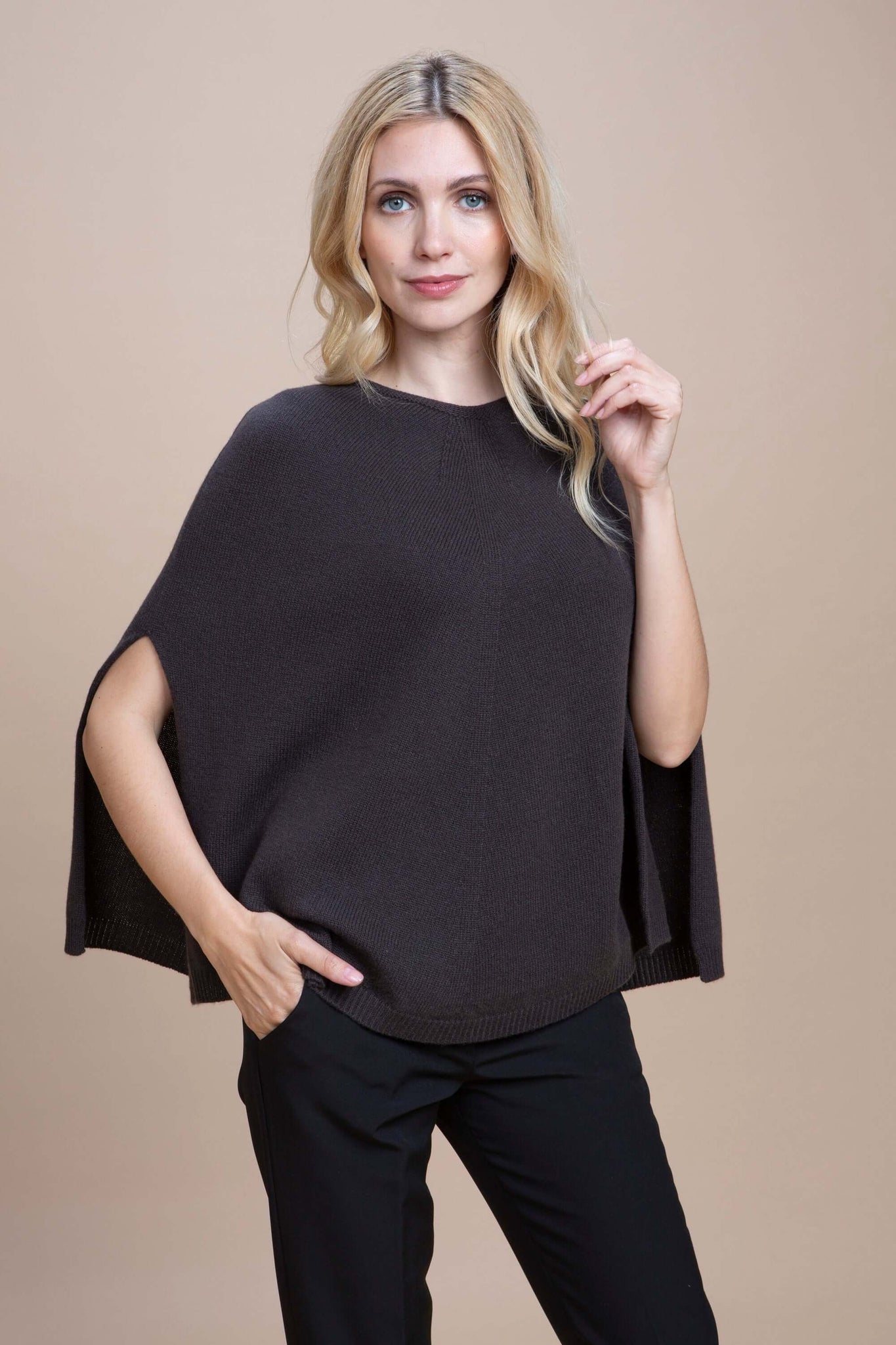 Forte dei Marmi - Poncho 100% Cachemire