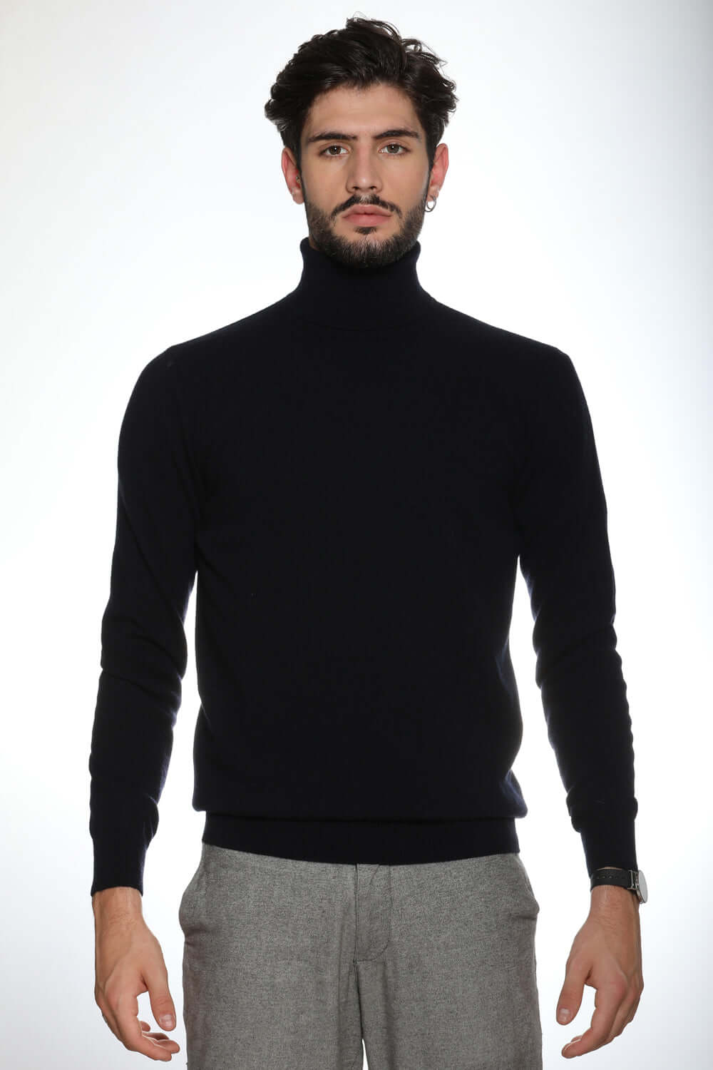Giotto - Maglione Dolcevita 100% Cashmere