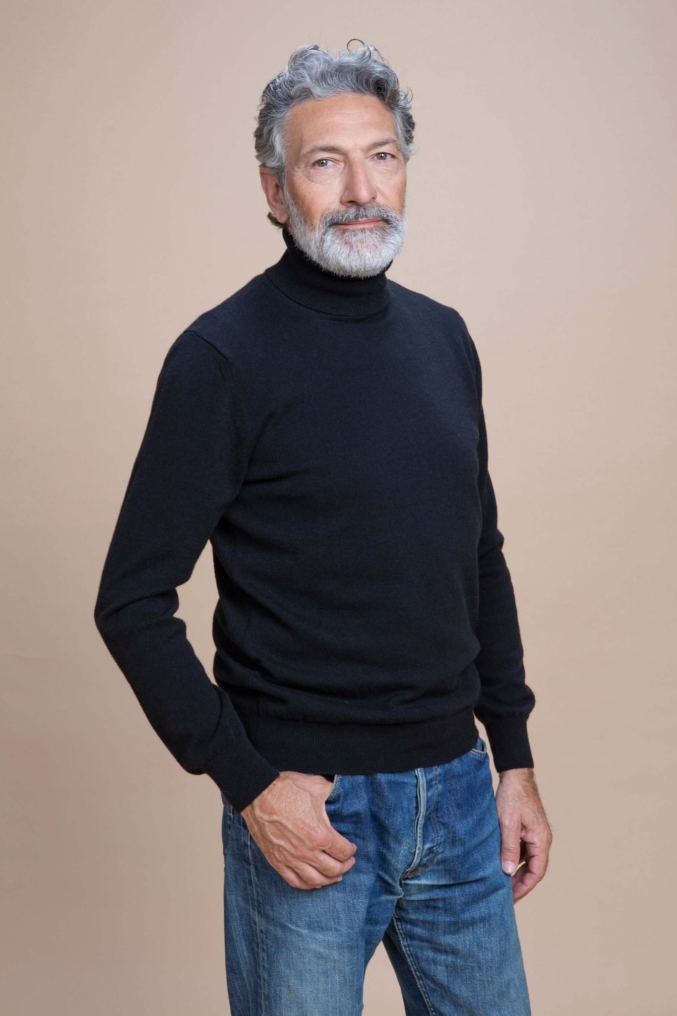 Giotto - Maglione Dolcevita 100% Cashmere