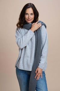 Gubbio - Sciarpona cashmere rigenerato