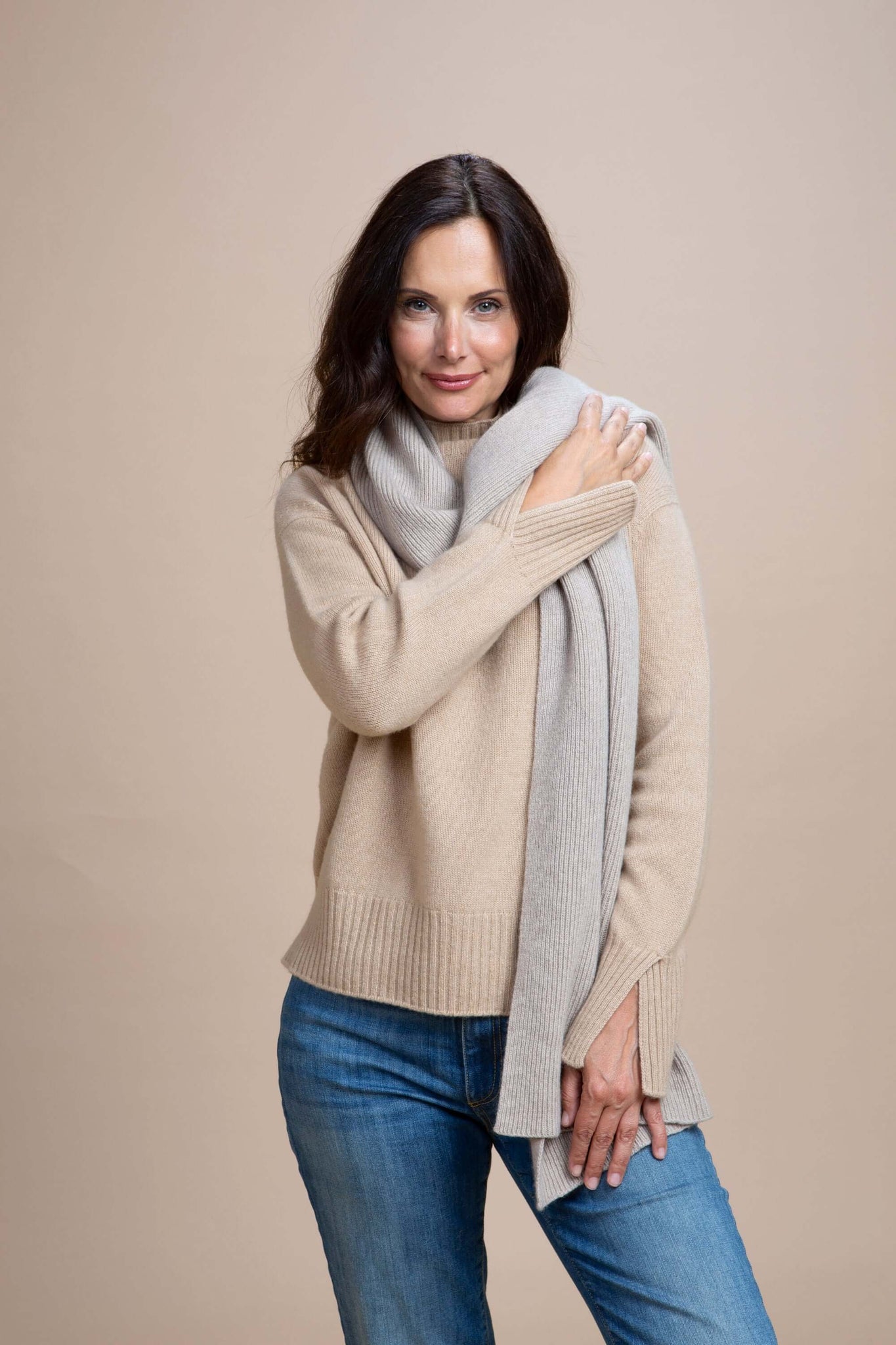 Gubbio - Sciarpona cashmere rigenerato