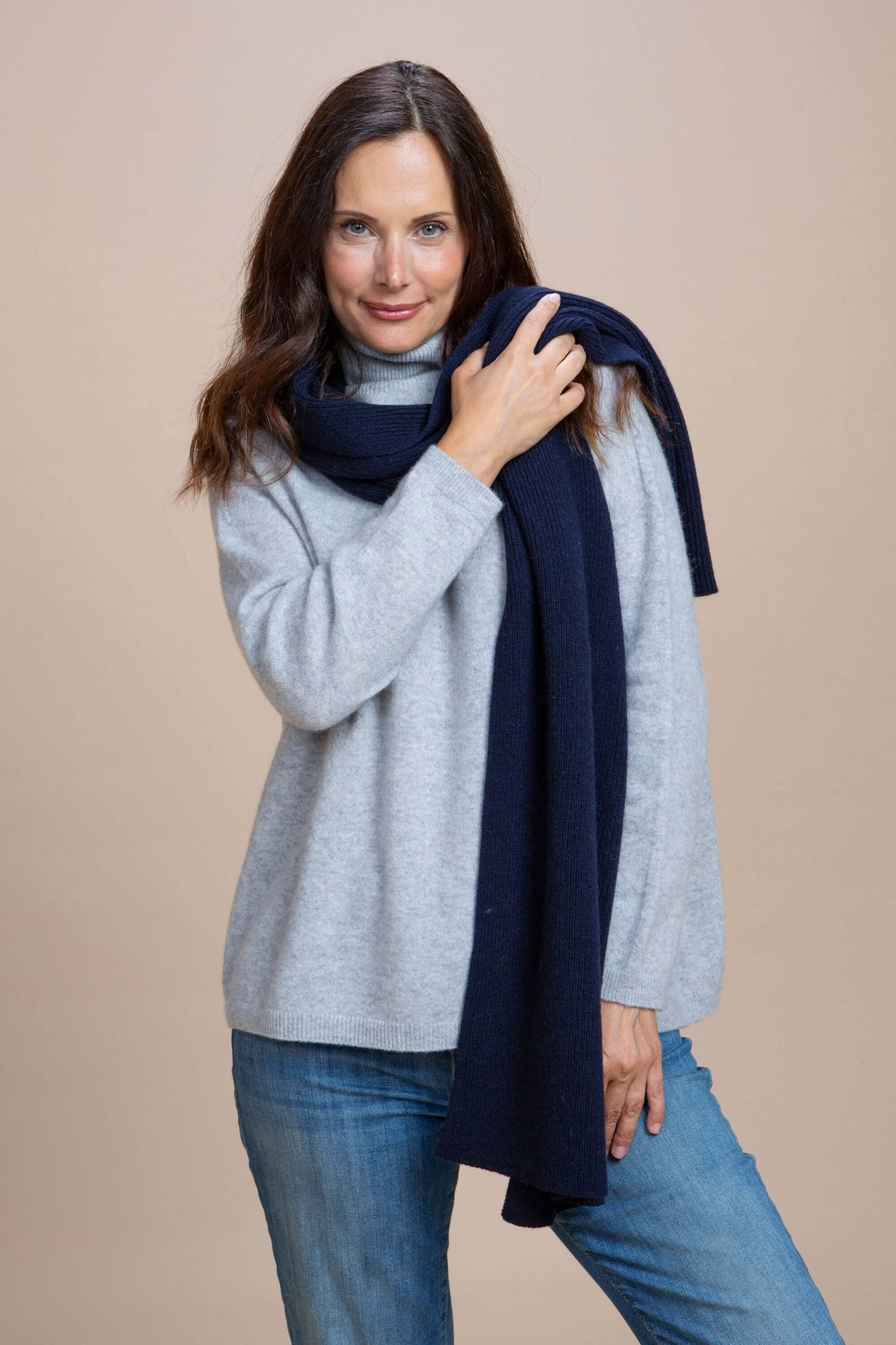 Gubbio - Sciarpona cashmere rigenerato