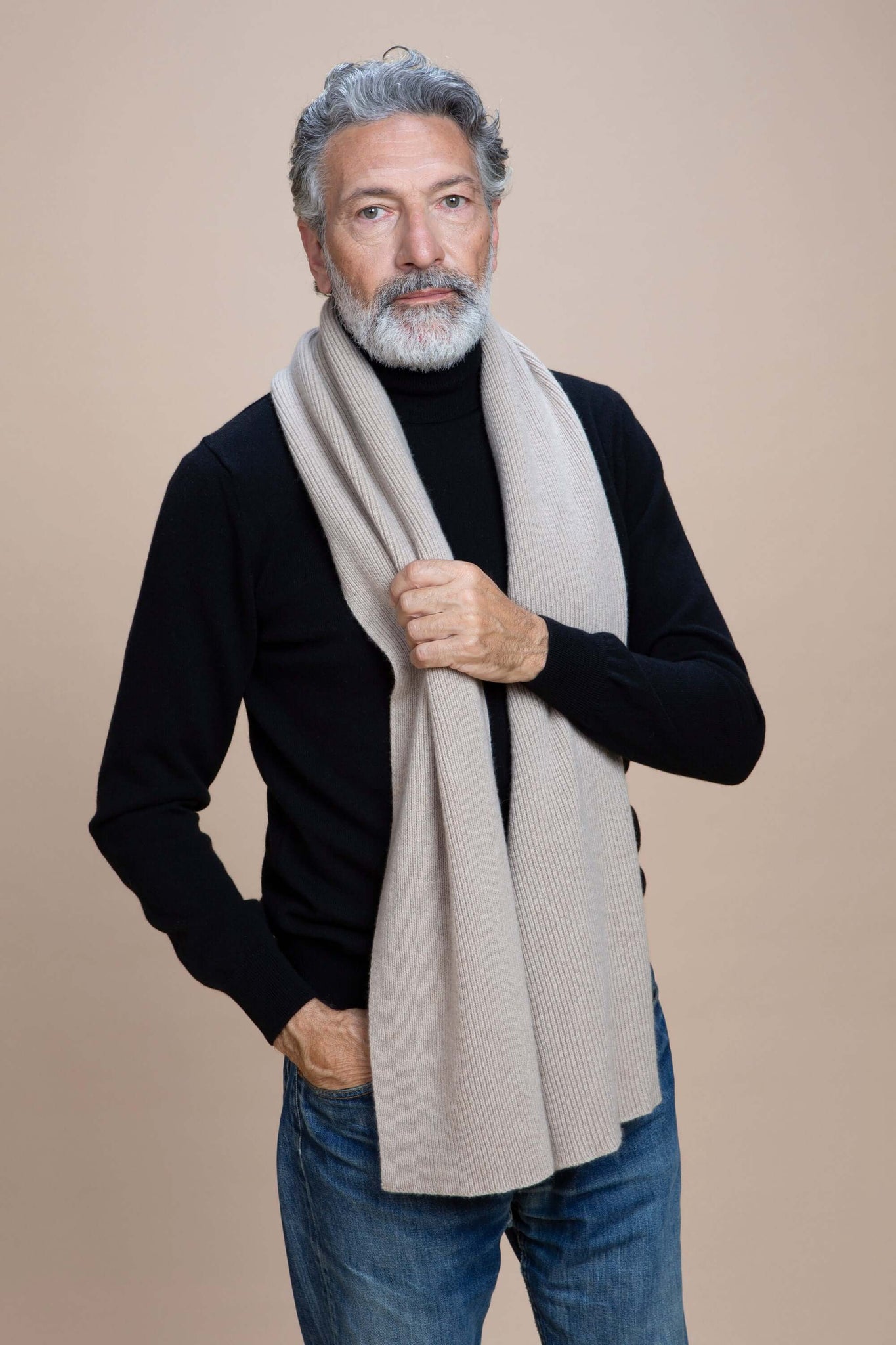Gubbio - Sciarpone cashmere rigenerato