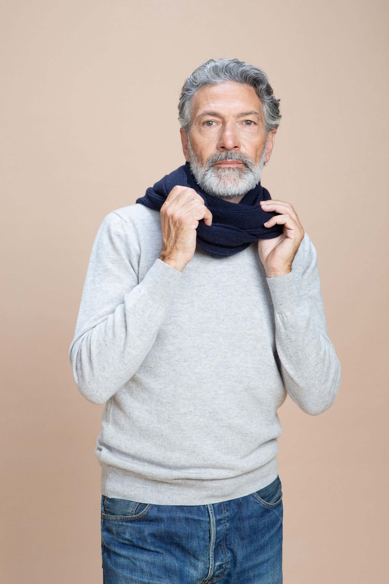 Gubbio - Sciarpone cashmere rigenerato