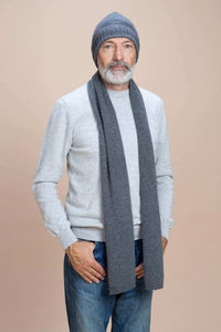 KIT Dolomiti - Cappello e Sciarpa 100% Cashmere