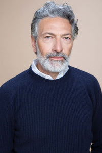 Leonardo - Girocollo a costa inglese 100% Cashmere
