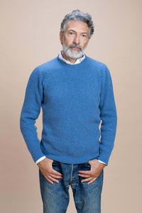 Leonardo - Girocollo a costa inglese 100% Cashmere