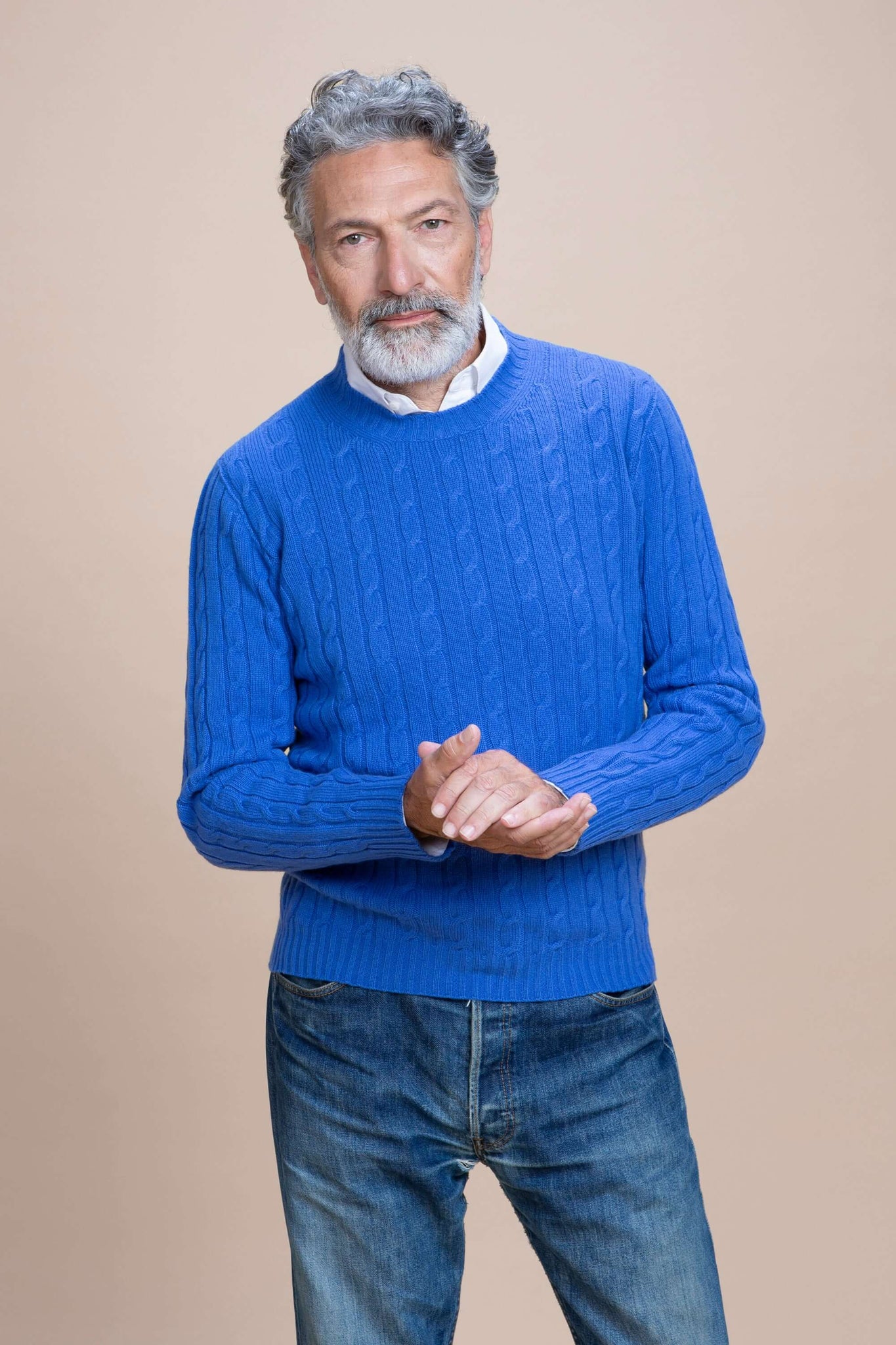 Modigliani - Girocollo a trecce 100% Cashmere