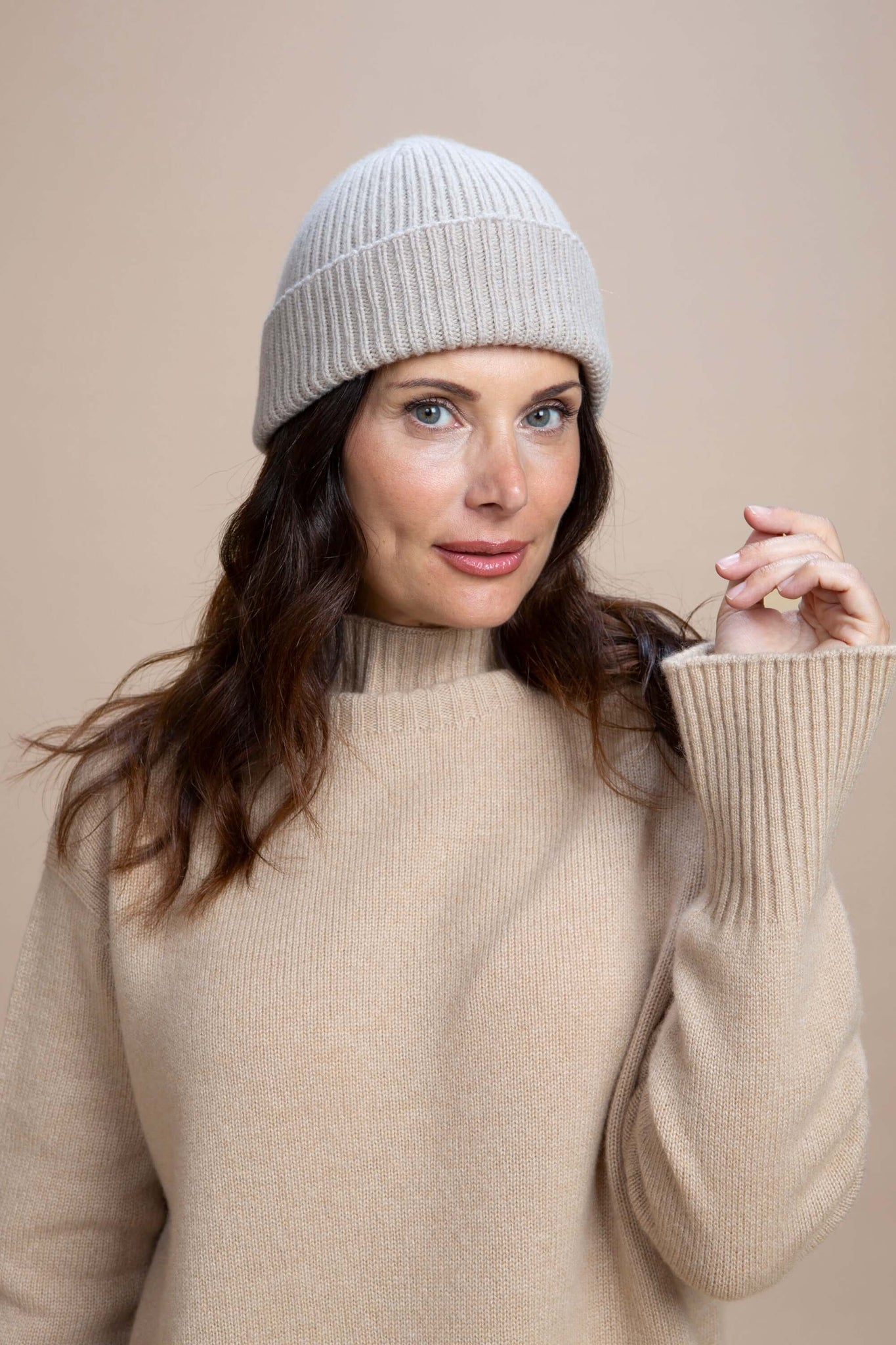Orvieto - Cappellino cashmere rigenerato