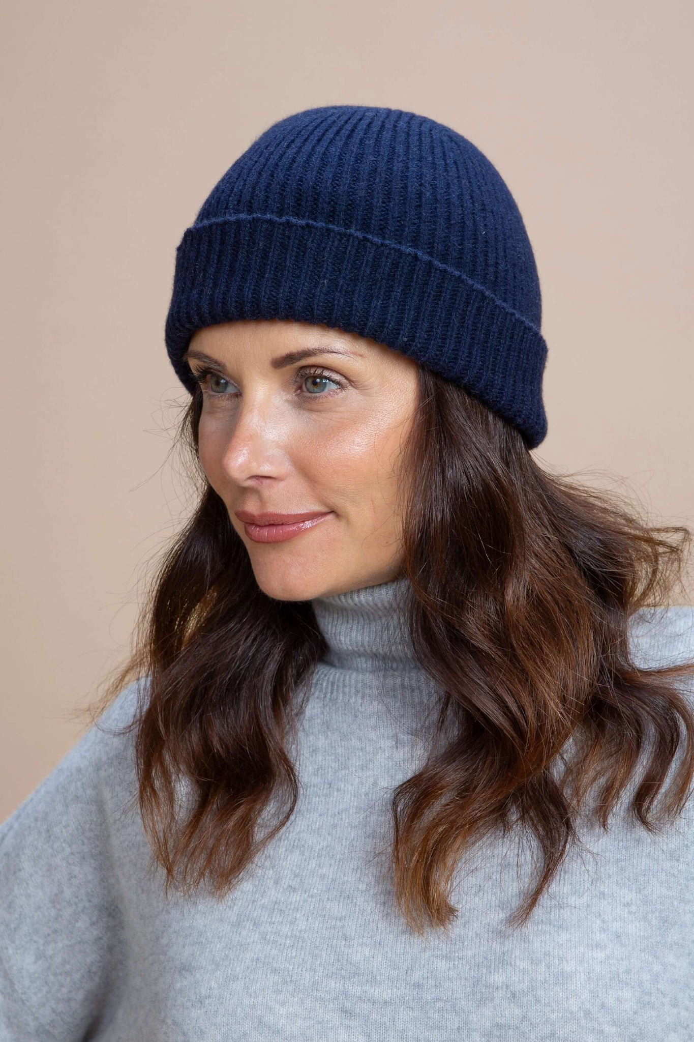 Orvieto - Cappellino cashmere rigenerato