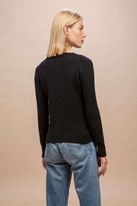 Aida - Maglia con trecce 100% cashmere