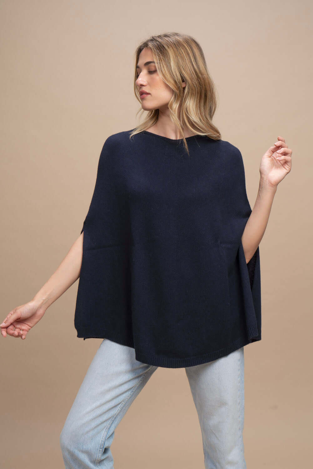 Forte dei Marmi - Poncho 100% Cachemire