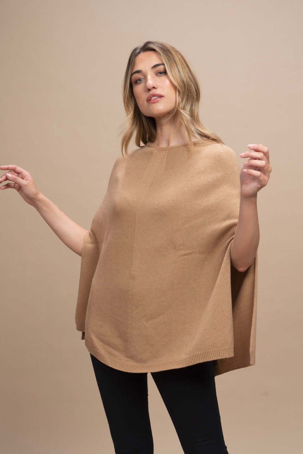Forte dei Marmi - Poncho 100% Cachemire