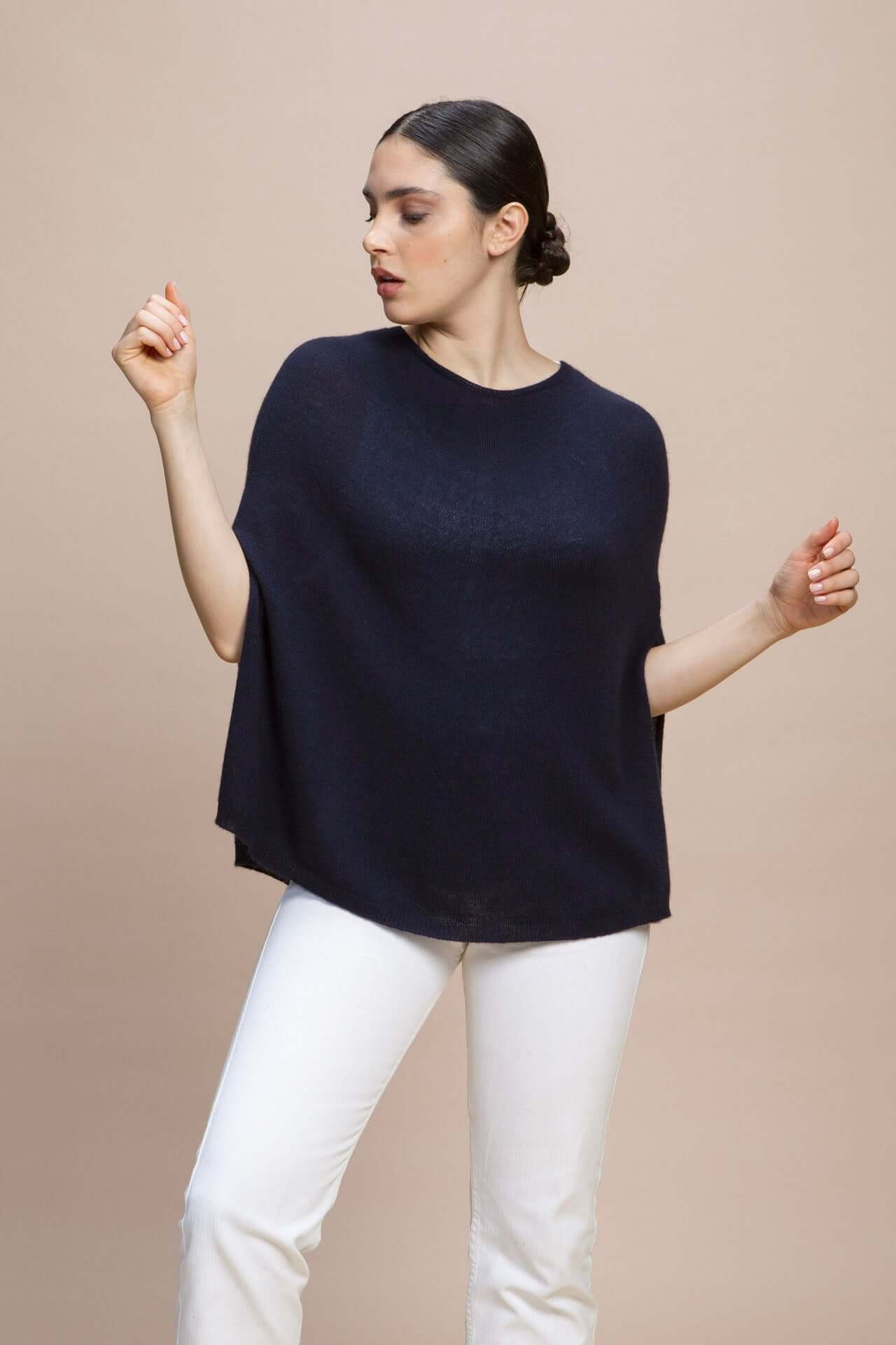 Forte dei Marmi - Poncho 100% Cachemire