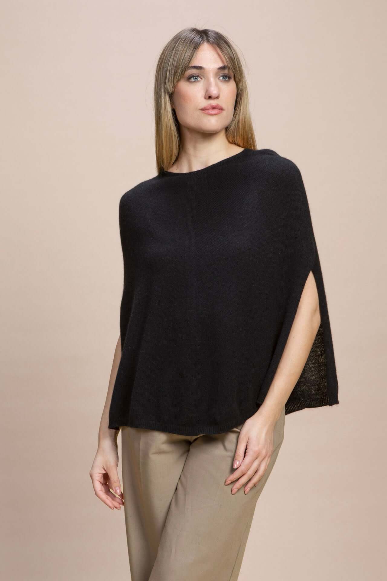 Forte dei Marmi - Poncho 100% Cachemire