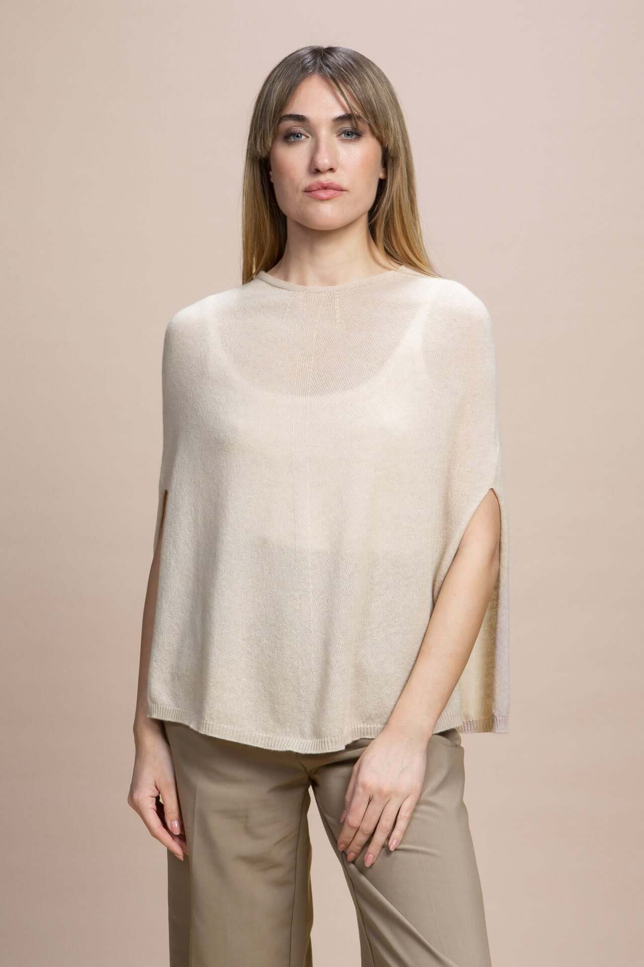 Forte dei Marmi - Poncho 100% Cachemire