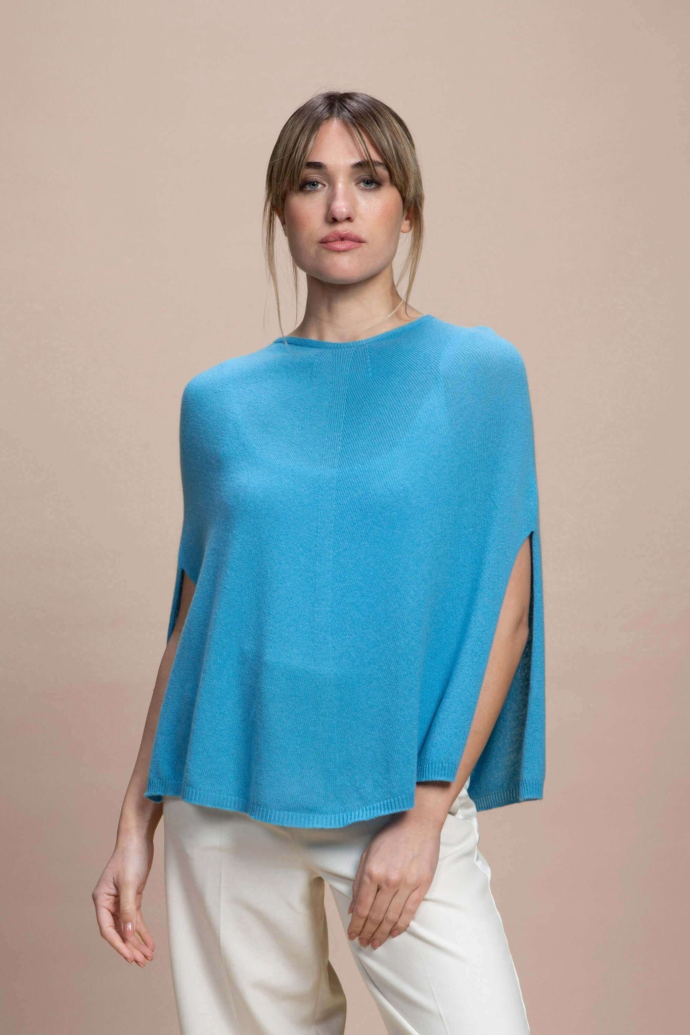 Forte dei Marmi - Poncho 100% Cachemire
