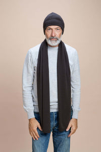 KIT Dolomiti - Cappello e Sciarpa 100% Cashmere