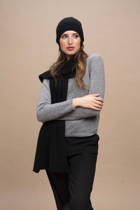 KIT Dolomiti - Bonnet et Echarpe 100% Cachemire