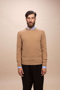 Leonardo - Girocollo a costa inglese 100% Cashmere