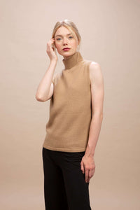 KIT Egadi - Giacca lunga e Lupetto smanicato 100% Cashmere