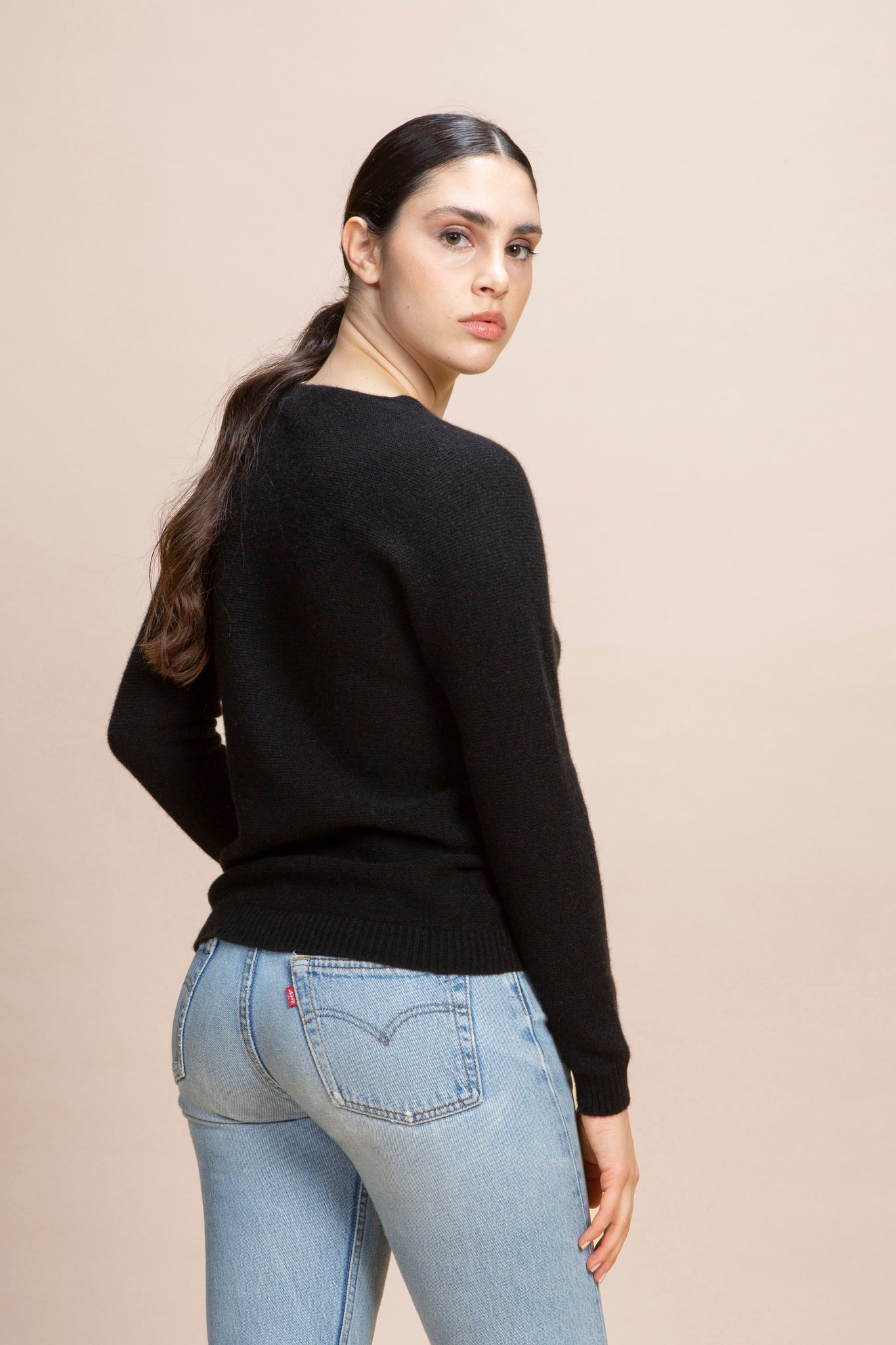 Norma - Maglia scollo a V 100% Cashmere