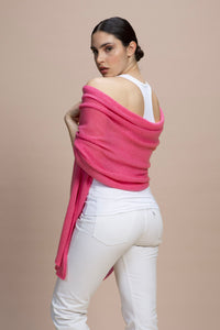 Sabaudia - Stola traforata leggera 100% Cashmere