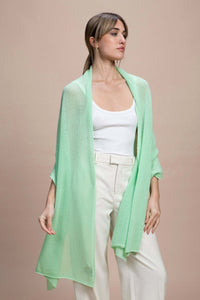 Sabaudia - Stola traforata leggera 100% Cashmere