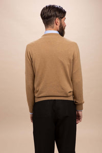 Tintoretto - Maglia con collo a V 100% Cashmere