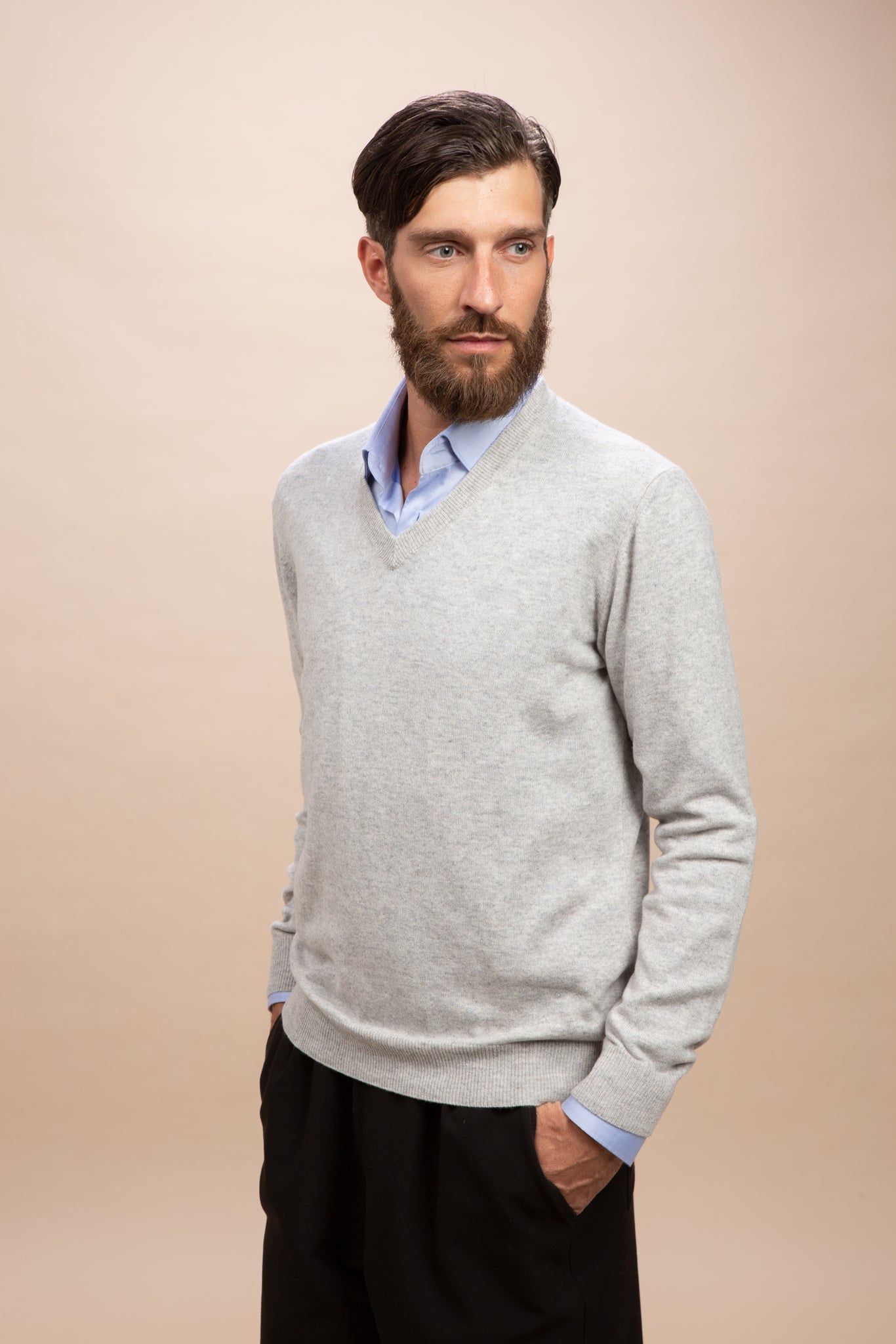 Le Tintoret - Pull col V 100% Cachemire